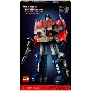 LEGO Icons Optimus Prime, Transformers Robot Model Set (10302)