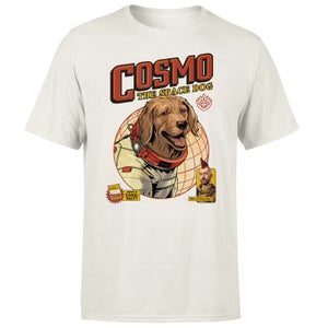 Guardians of the Galaxy Cosmo The Space Dog Men's T-Shirt - Cream