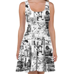 Star Wars Manga Mono Skater Dress