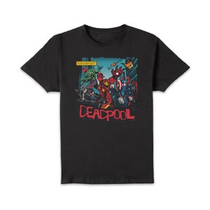 Deadpool & Wolverine Assemble Unisex T-Shirt - Black