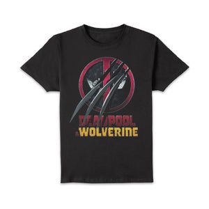 Deadpool & Wolverine Logo Slash Unisex T-Shirt - Black