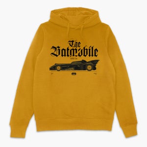 BATMAN Batmobile Profile Lt Hoodie - Mustard