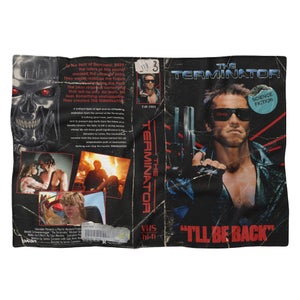 The Terminator VHS Cover Fleece Blanket