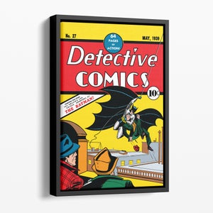 Batman Core Detective Comics #27 Rectangular Framed Canvas